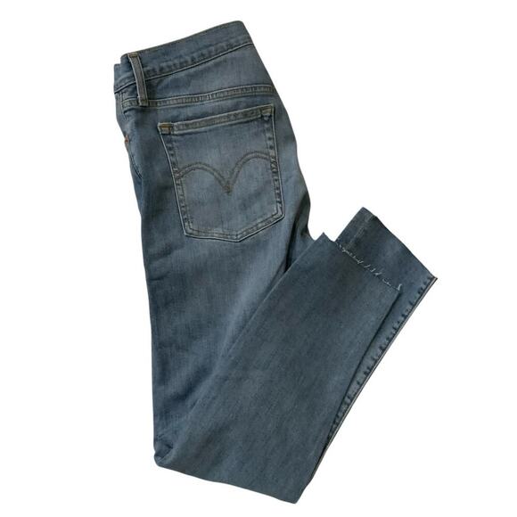 Levis Red Tab Jeans Womens 32 Wedgie Skinny High Rise Mid Wash Streetwear Denim - Picture 7 of 13